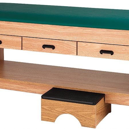 Treatment Table,  with Built-In Foot Stool