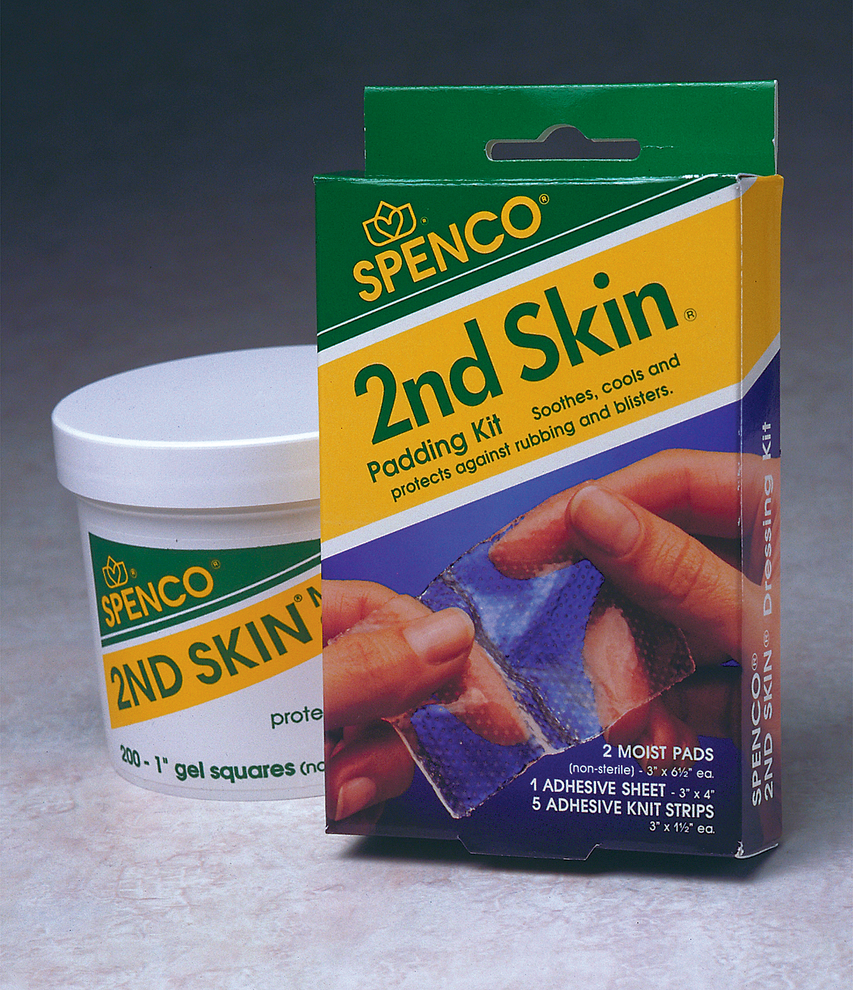 Spenco 2nd Skin, 1 x 1 Gel Squares; 200/Jar - MedQuip, Inc.